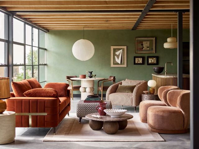 Autumn inspired living room