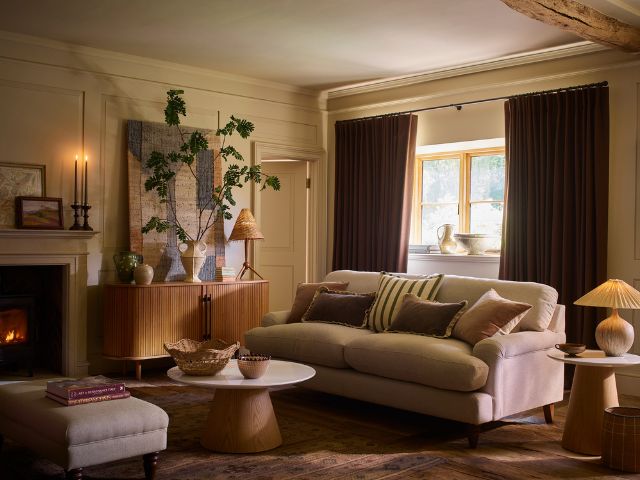 Autumn inspired living room